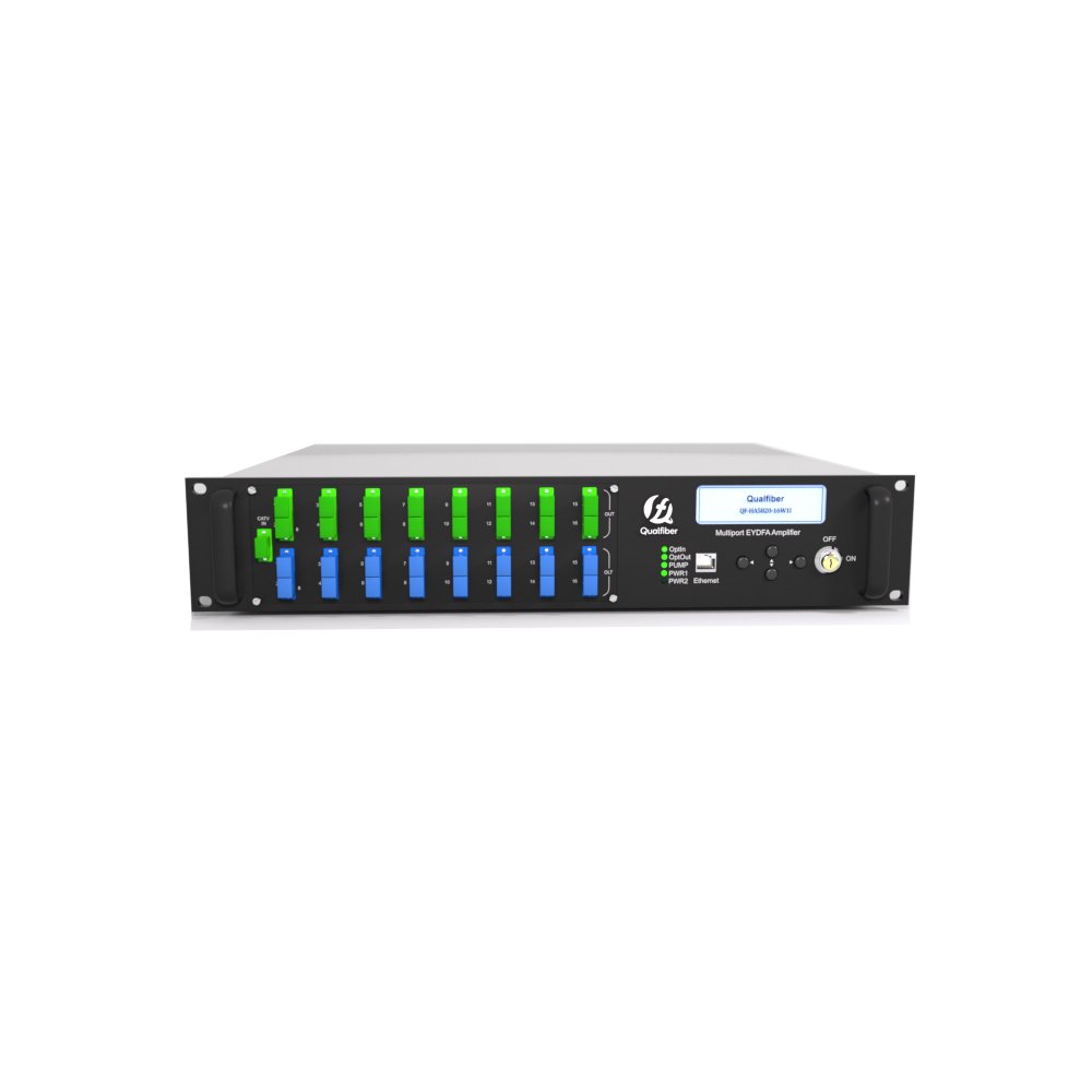 Factory wholesale Fibra Opgw - 16 Port EDFA with WDM – Qualfiber