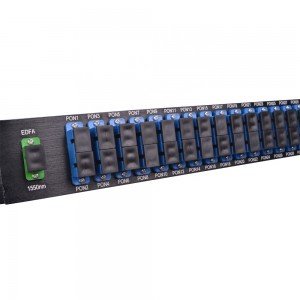 1U Rack Mount FWDM fiber optic patch panel optical fiber FWDM Chassis