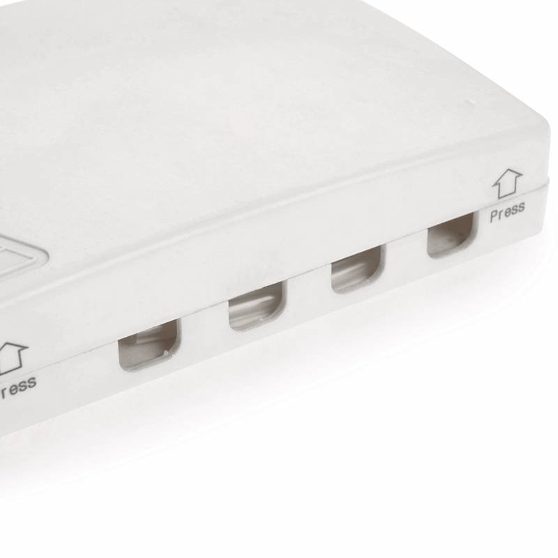 Cheap price Conductor Opgw - 1-4 Core Wall Mount Fiber Distribution Box / FTTH Distribution Terminal Box – Qualfiber detail pictures