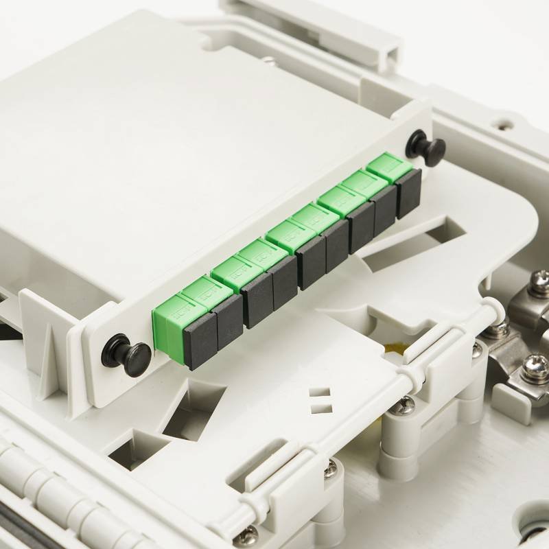 Renewable Design for Wifi Extender For Gaming - SMC Material Wall Mounted 12 Core FTTH Distribution Box QF-KSW-8A – Qualfiber detail pictures