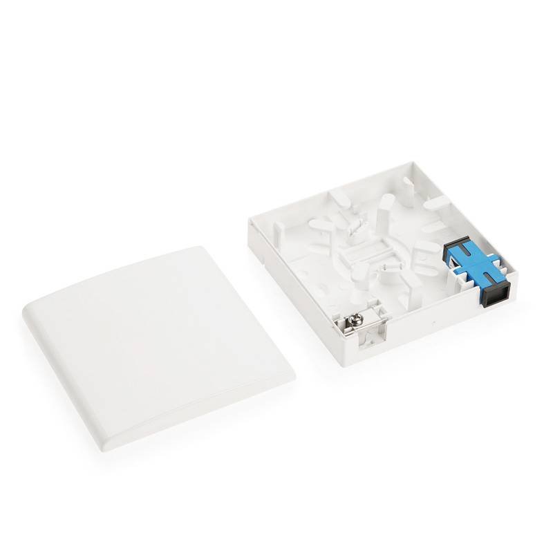 Cheap price Conductor Opgw - 1-4 Core Wall Mount Fiber Distribution Box / FTTH Distribution Terminal Box – Qualfiber detail pictures