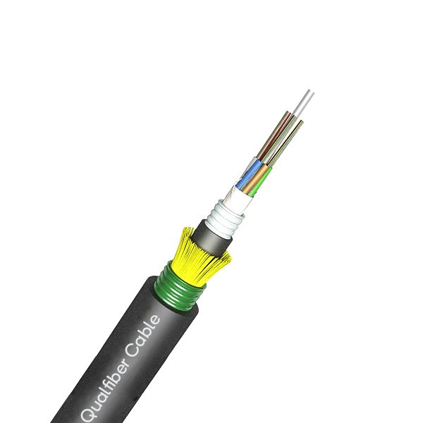 Cable de fibra óptica dieléctrico G652D 024 fibras PBTP