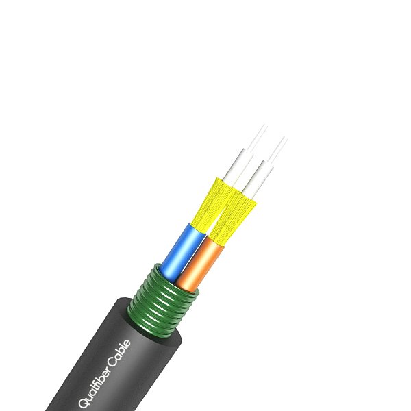 Cable de fibra òptica subunitat blindat dúplex