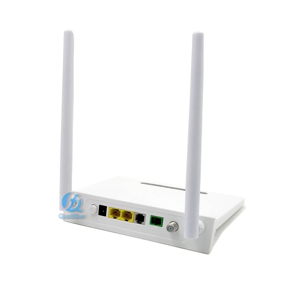 Manufacturer for 5g Cpe Idu - 1Ge 1Fe LAN xPON ONU WiFi CATV RF with POTS Tel RJ11 – Qualfiber detail pictures