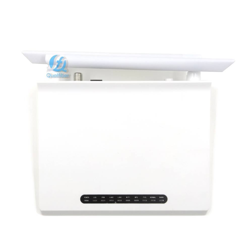 Manufacturer for 5g Cpe Idu - 1Ge 1Fe LAN xPON ONU WiFi CATV RF with POTS Tel RJ11 – Qualfiber detail pictures