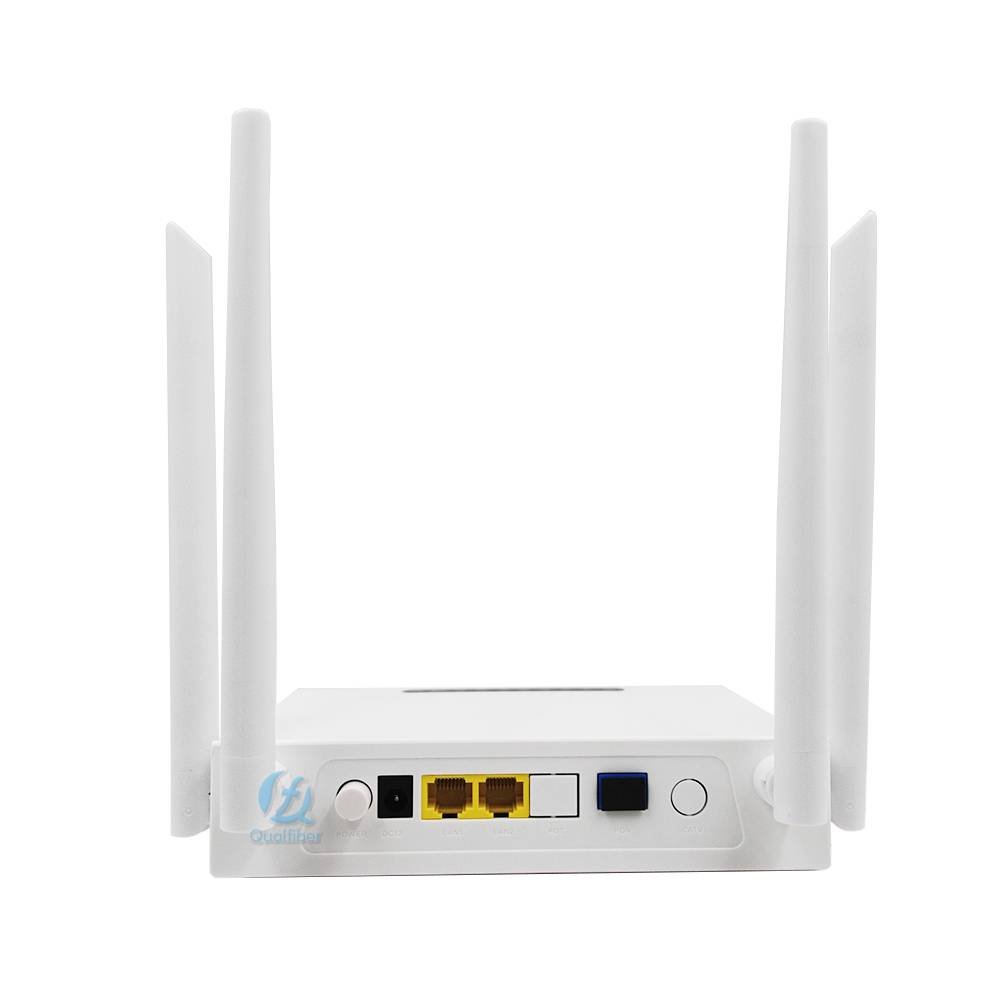 professional factory for Epon Onu Wifi Router Price - xPON ONT 2GE LAN 1200AC WiFi QF-CXAC200W – Qualfiber