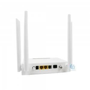 xPON ONT 2GE LAN 1200AC WiFi with CATV and POTS QF CXAC200WCP