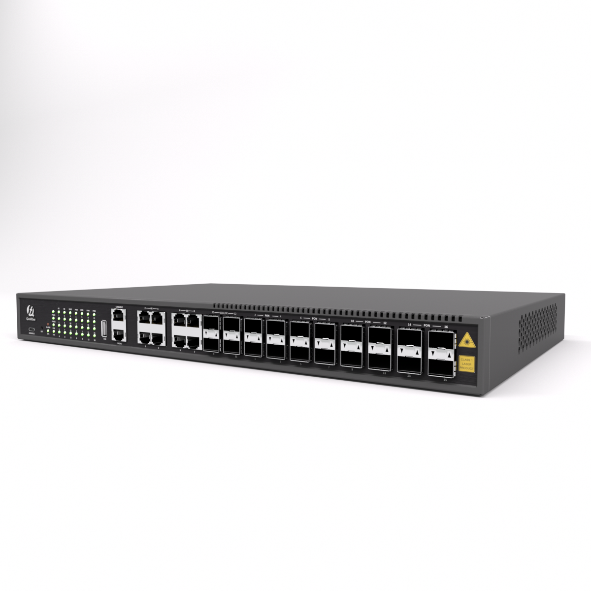 High Quality Fo Cable Outdoor - New Version GPON OLT 16 Ports – Qualfiber detail pictures