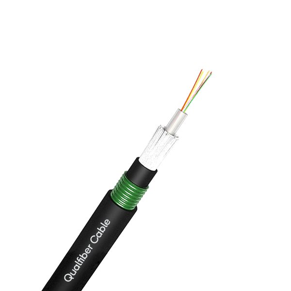 Cable de fibra òptica central de fibra òptica de doble solt blindat multi mode, GYFXTY53