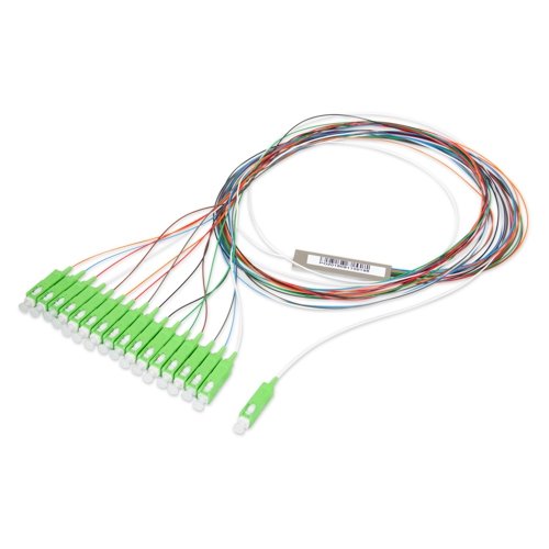 Chinese Professional How To Splice Fiber Optic - Steel Tube type with SC/APC Connector 1*16 Optical Fiber PLC Splitters with multicolored Tight Buffer – Qualfiber
