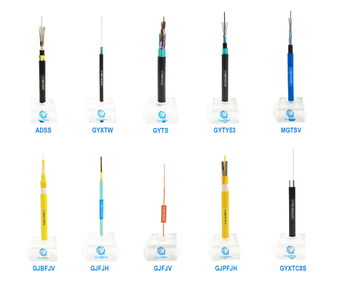 Conventional fiber optic cable of Qualfiber